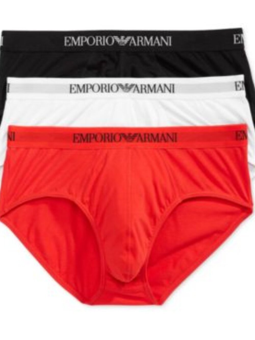 Emporio Armani Men's 3-Pack Cotton Briefs